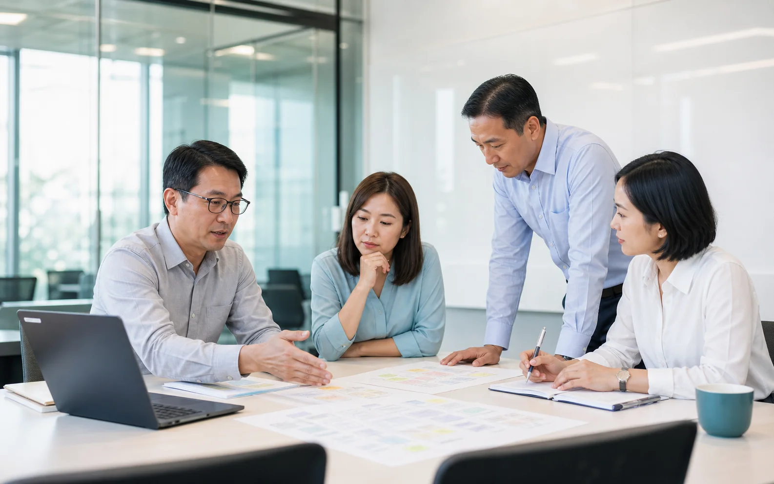 凱鉅顧問與企業團隊進行系統需求訪談